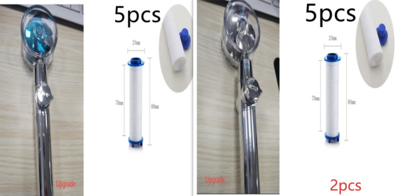 Turbo Propeller Shower Head with Water Saving & High Pressure Flow New Turbo Propeller Shower Head Water | Ectron Online