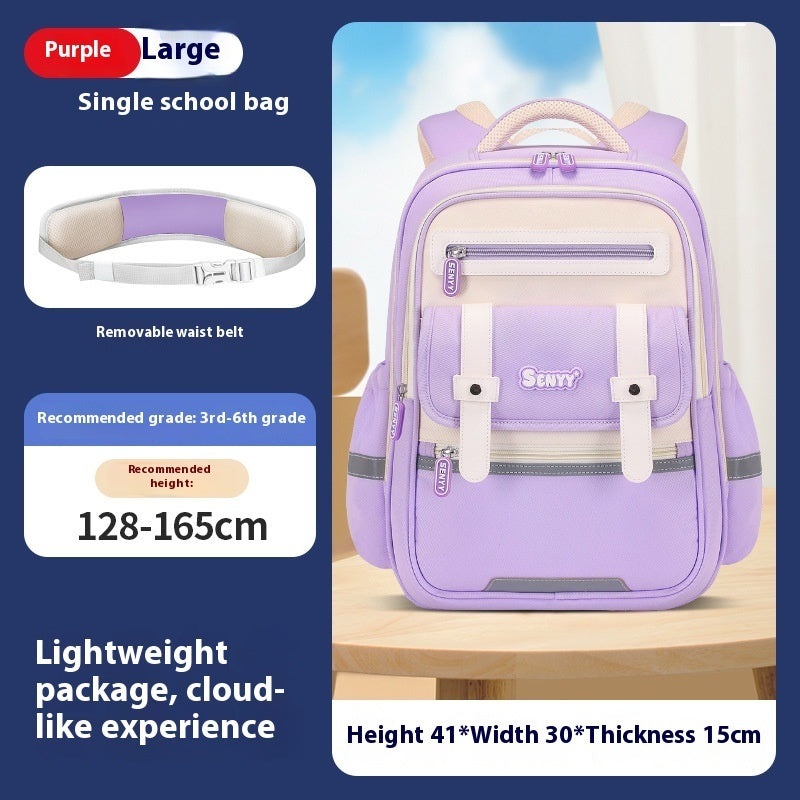 Unisex Cloud Schoolbag – Lightweight & Durable for Students Primary School Student Cloud Schoolbag M | Ectron Online
