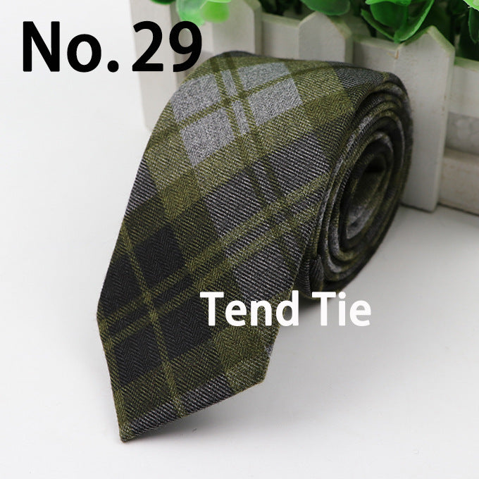 Men's Tie New Ultra-narrow Wool Elegant Atmosphere