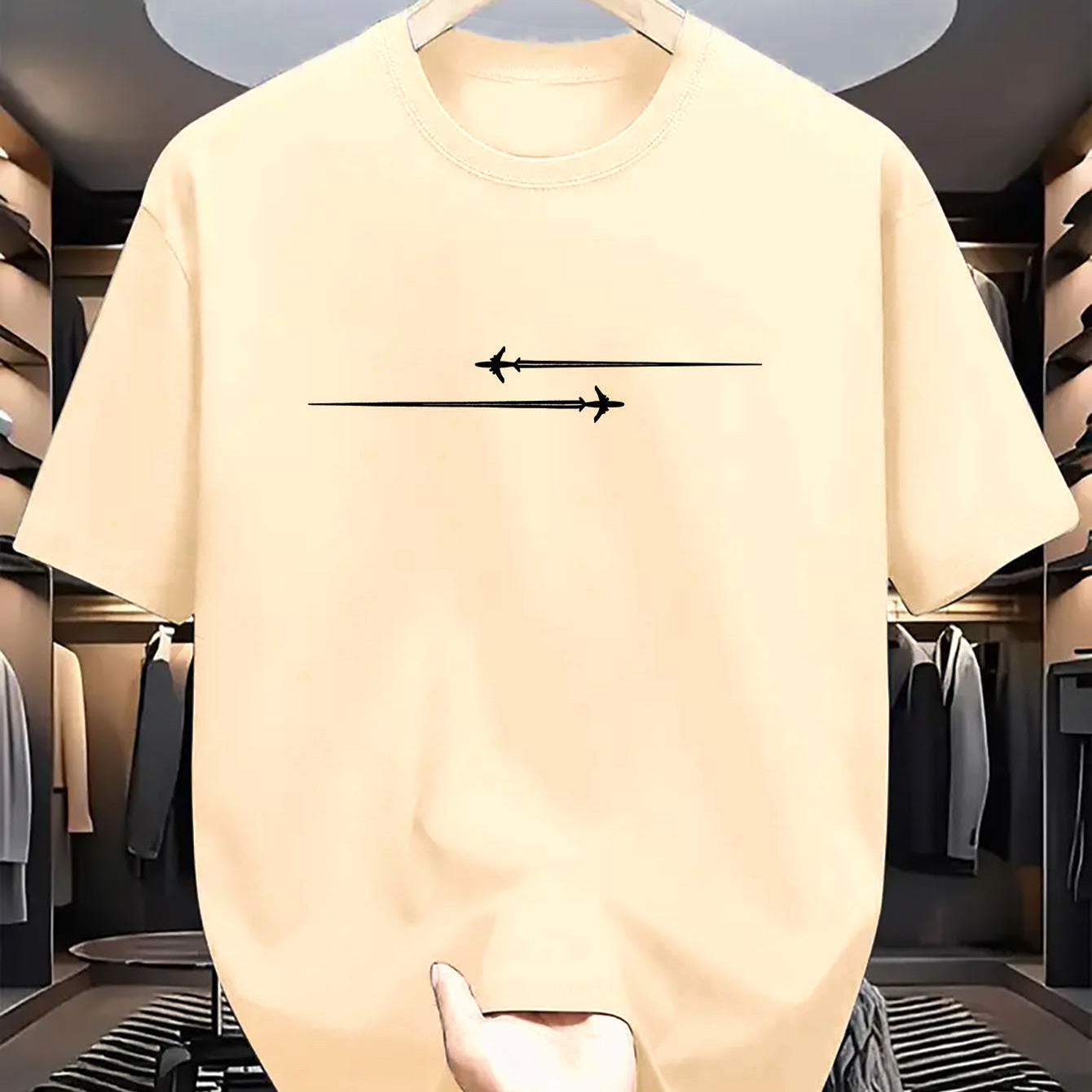 Men's Pattern Printed Sports T-Shirt