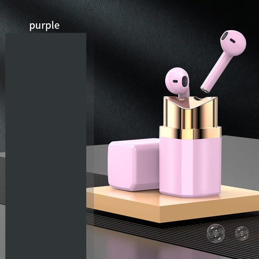 Fashion Lipstick Bluetooth Earphones – In-Ear Noise Reduction Fashion Individual Earphone Lipstick Blu | Ectron Online
