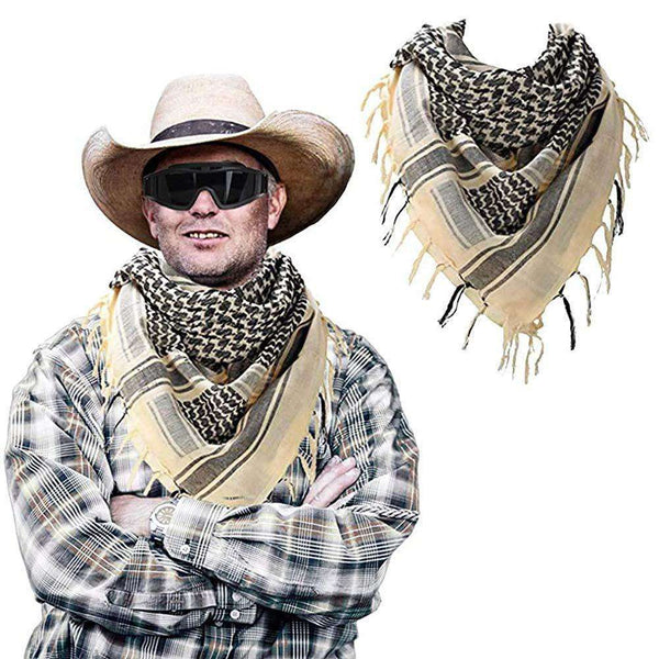 Unisex Cotton Tactical Desert Scarf