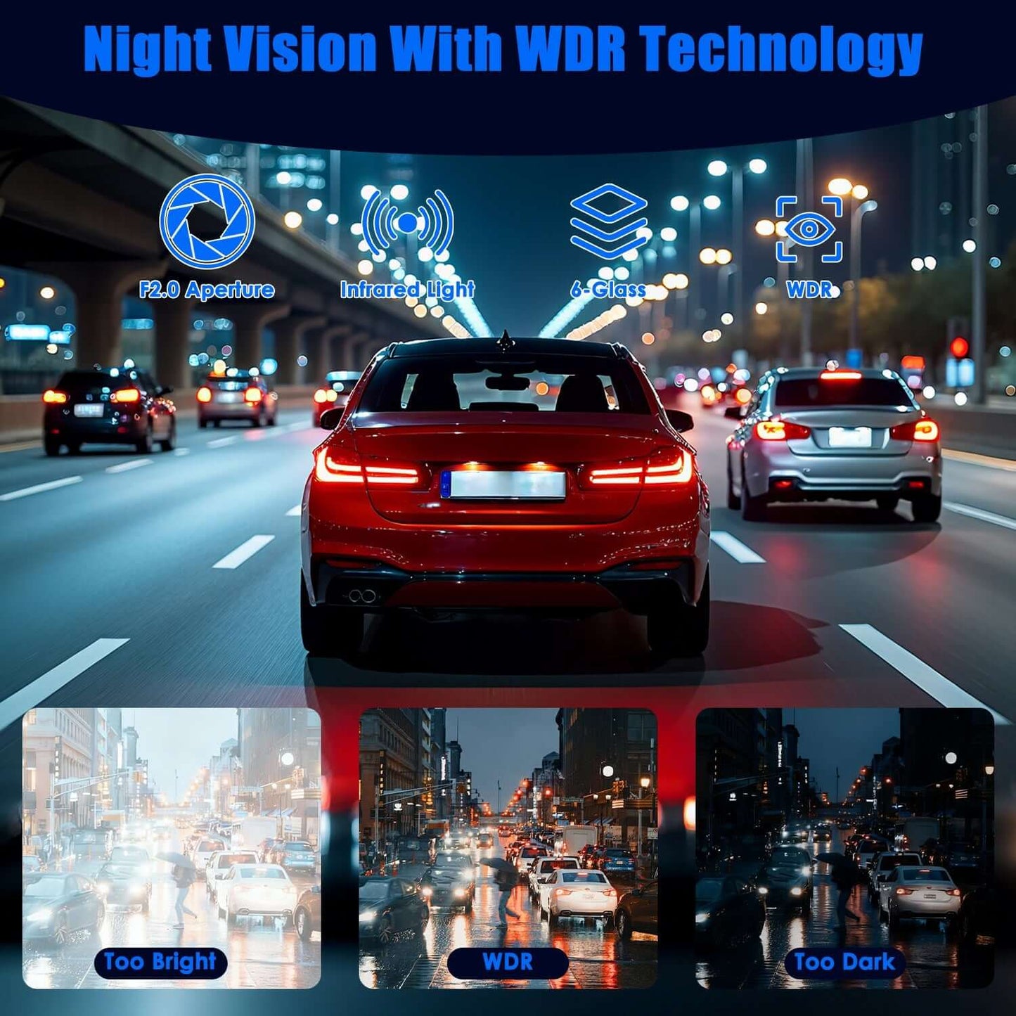 4-Channel 360° Dash Cam with 128GB Card 4 Channel Car Dash Cam With 128G MMC Car | Ectron Online