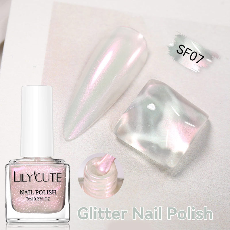 Quick-dry Metallic Mirror Nail Polish, No Baking Required