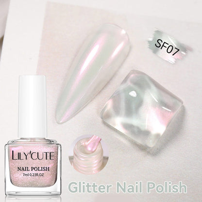 Quick-dry Metallic Mirror Nail Polish, No Baking Required