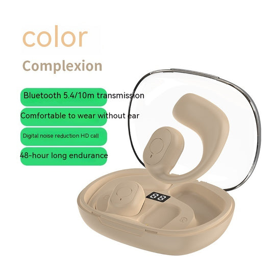 Digital Display Screen Leisure Sports Bluetooth Headset For Bone Conduction