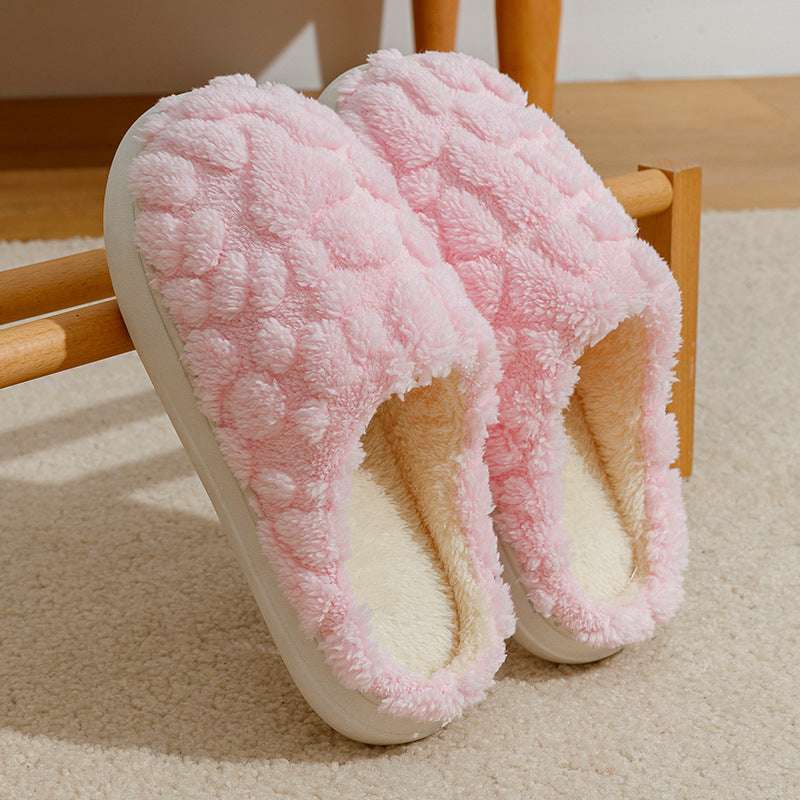 Unisex Cartoon Plush Slippers – Fuzzy, Anti-Skid & Comfy Home Fuzzy Slipper Unisex Cartoon Winter | Ectron Online