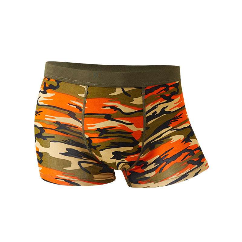 Men’s Camouflage Modal Boxers – Mid-Waist Breathable Underwear Camouflage Men's Underwear Modal Breatha | Ectron Online
