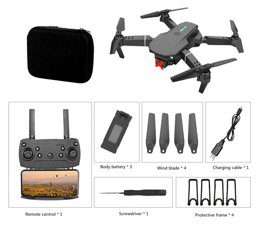 E88 Folding Drone – HD Camera Quadcopter for Aerial Photography E88 Drone Photography Of High-definition | Ectron Online