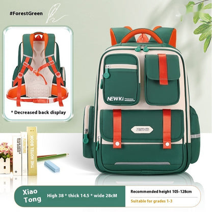 Children's Spine Protection Good-looking Multi-compartment Burden Reduction Schoolbag
