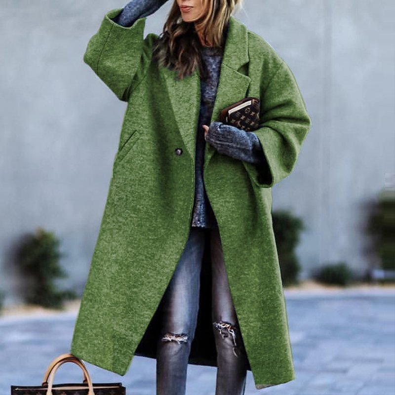 Women's Color Matching Plaid Coat - Long-sleeved Outerwear Women's Color Matching Plaid Long-sleeve | Ectron Online