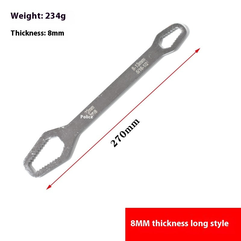 Universal 8-22mm Two-Headed Box Wrench - Non-Slip Hand Tool