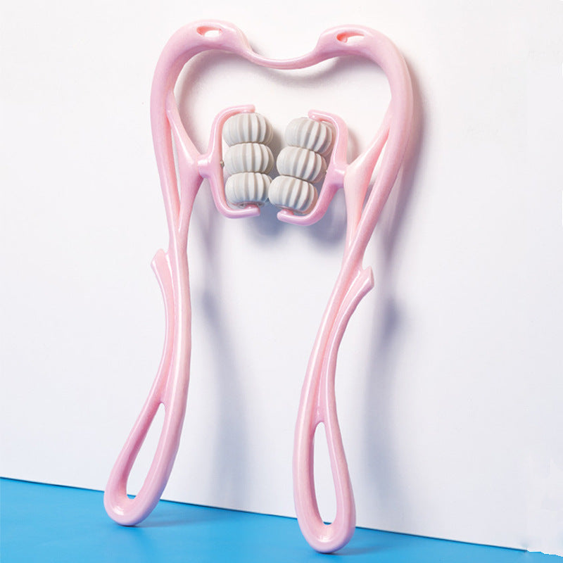 Wheel Manual Neck Massager - Multifunctional Roller for Pain Relief