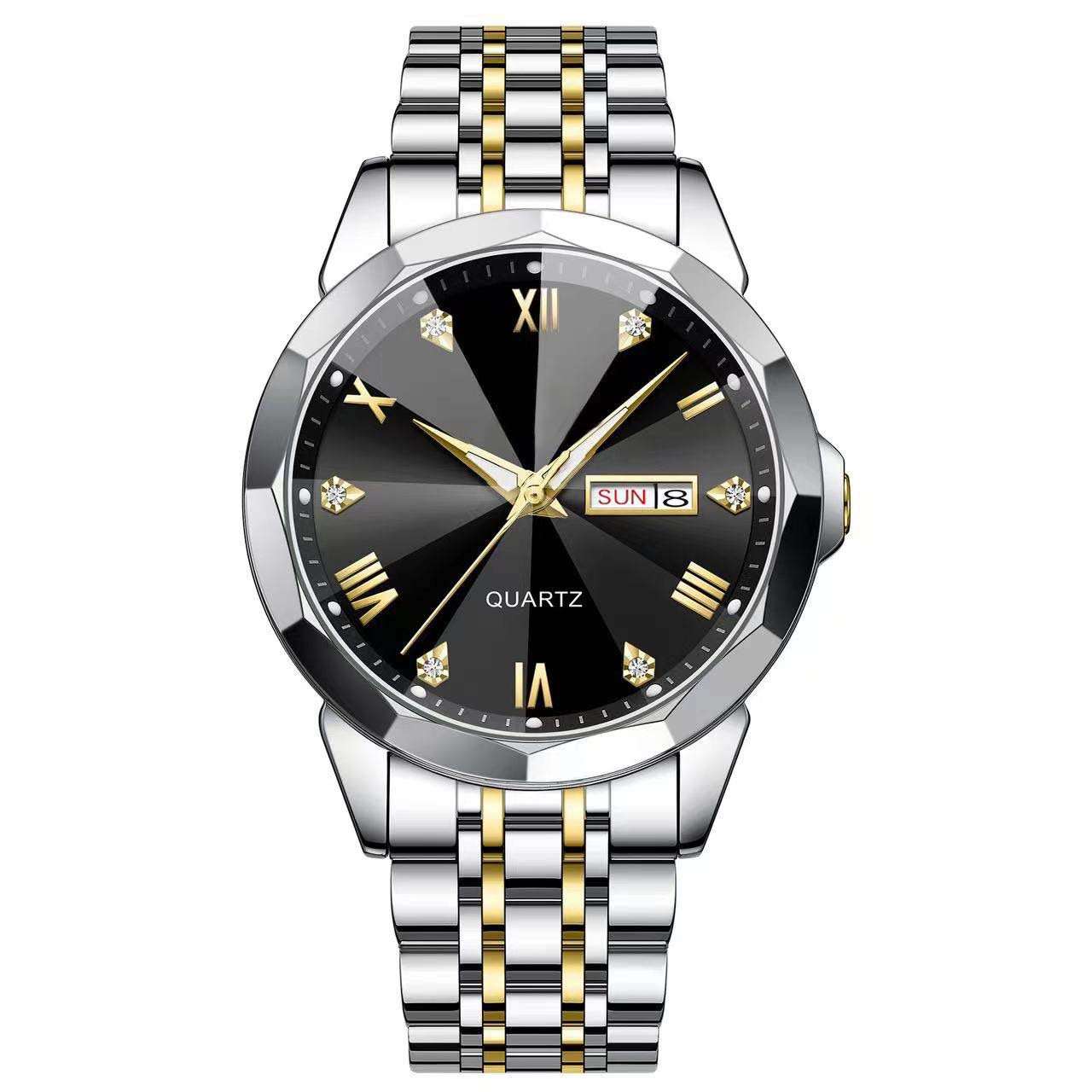 Men's High-Grade Business Watch Business Men's Watch Double Calendar Hig | Ectron Online