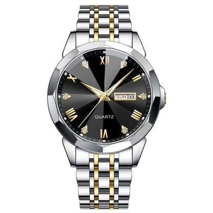 Men's High-Grade Business Watch Business Men's Watch Double Calendar Hig | Ectron Online