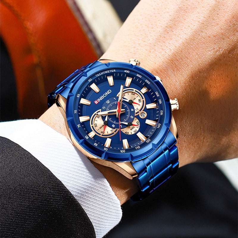 Men's Tactical Motorcycle Watch Tactical Motorcycle Waterproof Luminous | Ectron Online