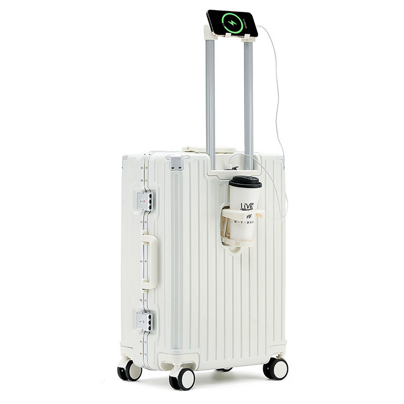 Aluminum Frame Luggage Solid Extra Thick And Durable Trolley Case