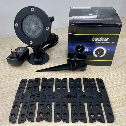 Christmas Projector Lights LED Laser Film Moving Outdoor Landscape Colorful Lamp&nbsp;