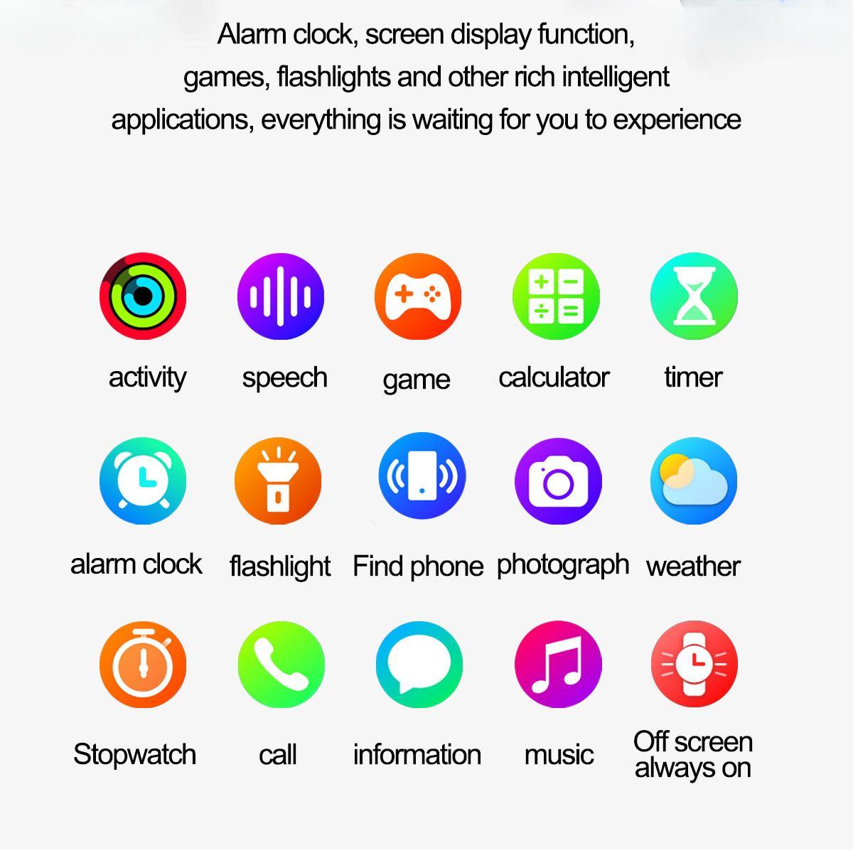 2.0" Smart Watch with Bluetooth Call | Fitness & Sleep Tracker