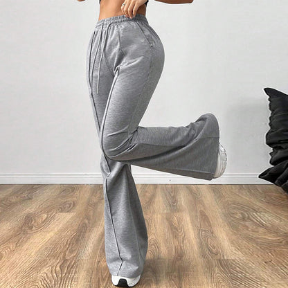 Women's Simple Casual Wide-Leg Trousers