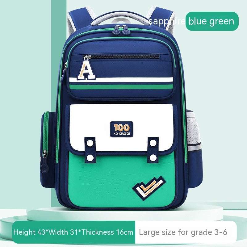 Spine & Waist Protection Schoolbag | Burden-Reducing Kids Backpack New Student Schoolbag Waist And Spine Pr | Ectron Online