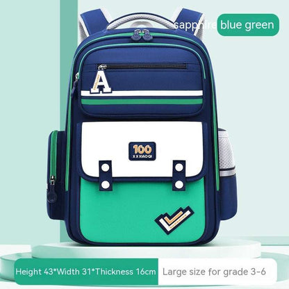 Spine & Waist Protection Schoolbag | Burden-Reducing Kids Backpack New Student Schoolbag Waist And Spine Pr | Ectron Online