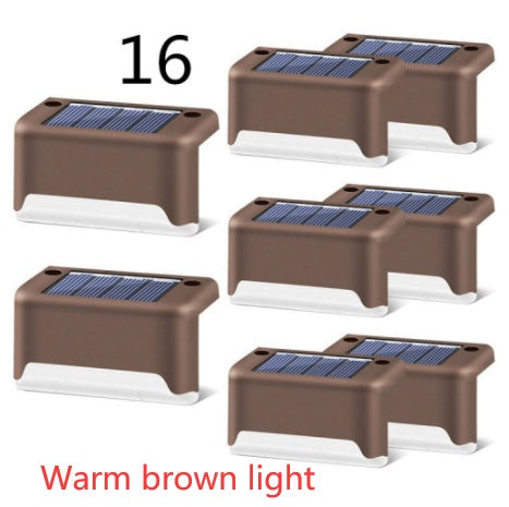 New Upgrade Waterproof LED Solar Fence Lamp Solar Deck Lights Solar Step Light Outdoor For Patio Stairs Garden Pathway Step Yard New Upgrade Waterproof LED Solar Fence L | Ectron Online