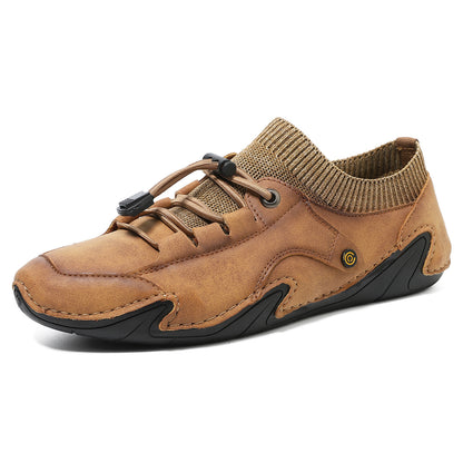 Men's Gommino Casual Leather Shoes Men's Soft Bottom Octopus Outdoor Driving Shoes Men's