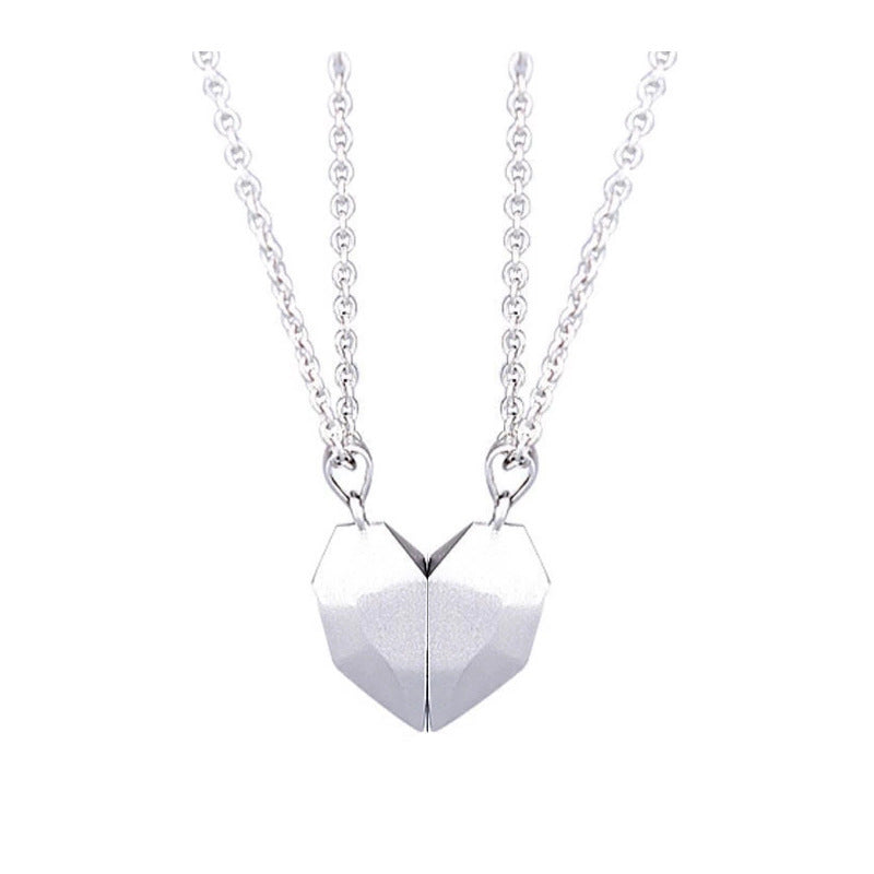 Eternal Bond | Heart-Shaped Couple Jewelry Necklace | Ectron Online