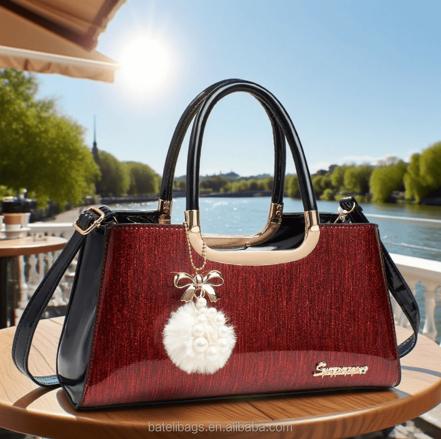 Premium Women's Leather Handbag - Classic Structured Tote Women's Leather Handbag | Ectron Online