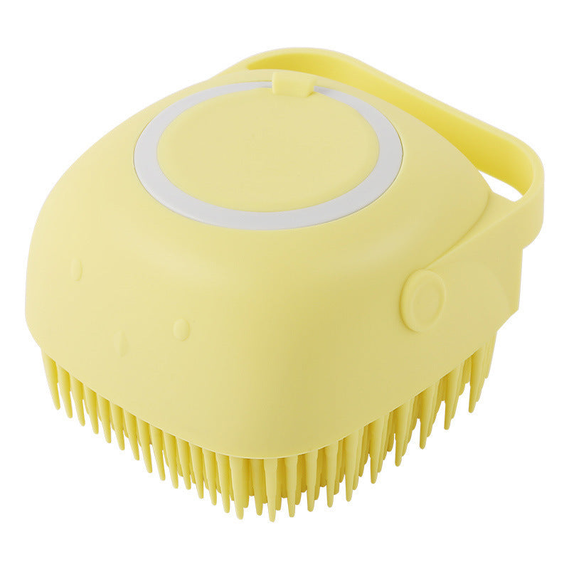 {{ brand }} Silicone Dog Bath Brush for Gentle Pet Grooming Yellow 1style - Pet Products Amazon Hot Silicone Dog Bat
