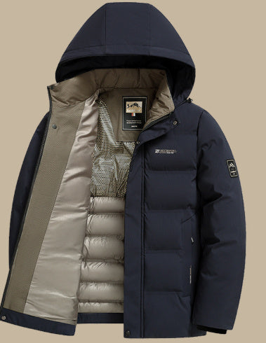 Warm And Fleece Thickened Down Jacket