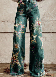 European And American Plus Size Women's Denim Casual Pants European And American Plus Size Women's | Ectron Online