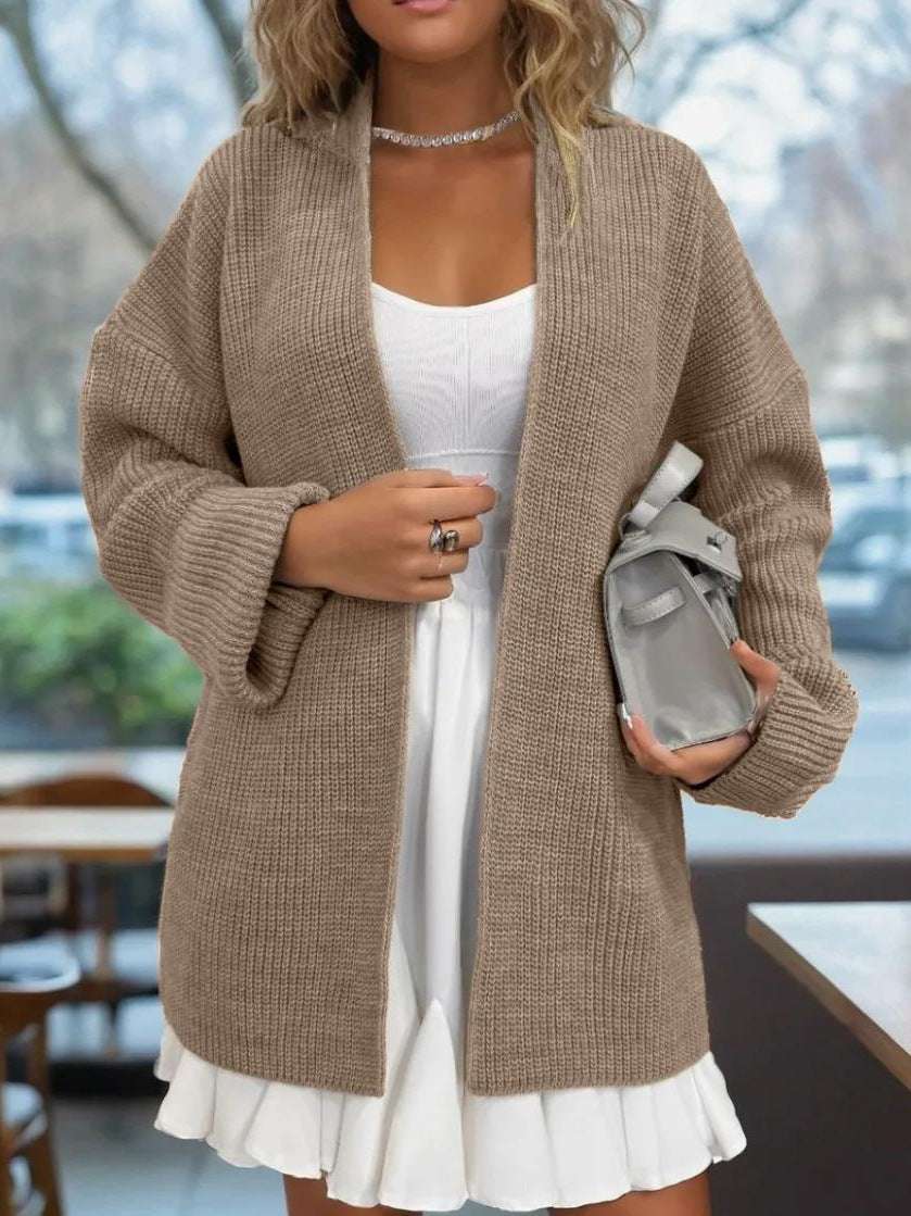Lace-up Knitted Sweater Top Coat for Women Women's Knitted Sweater Top Coat Lace-up | Ectron Online
