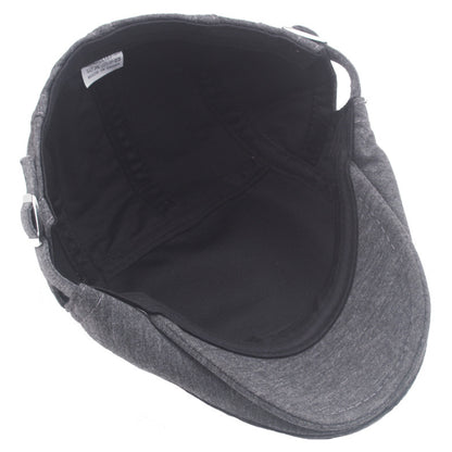 Men's Classic Flat Top Adjustable Newsboy Cap British Style Retro Beret Autumn And Winter Advance Hats Foreign Trade Hat