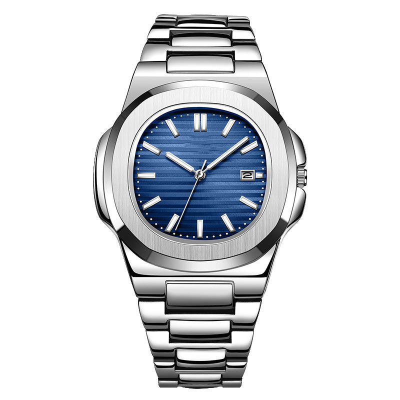 Fashion Steel Belt Calendar Luminous Watch Men Fashion Steel Belt Calendar Luminous Wat | Ectron Online