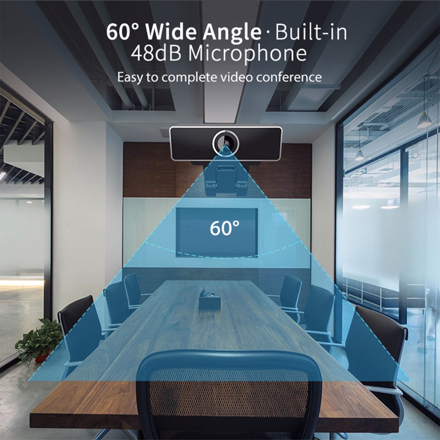 FHD 1080P Auto Focus Webcam | USB Camera with Microphone for PC