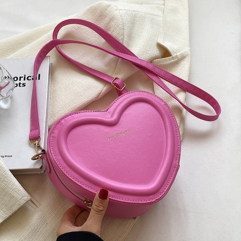 Fashion Heart Shaped Shoulder Messenger Bag Fashion Heart Shaped Shoulder Messenger | Ectron Online
