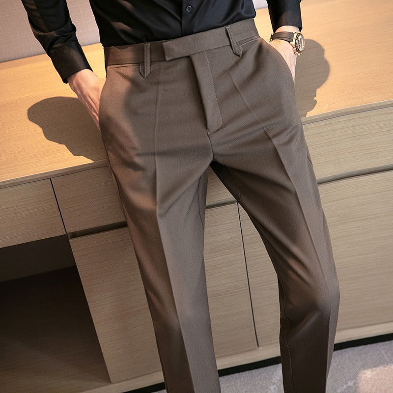 Men's British-Style Dapper Dress Pants
