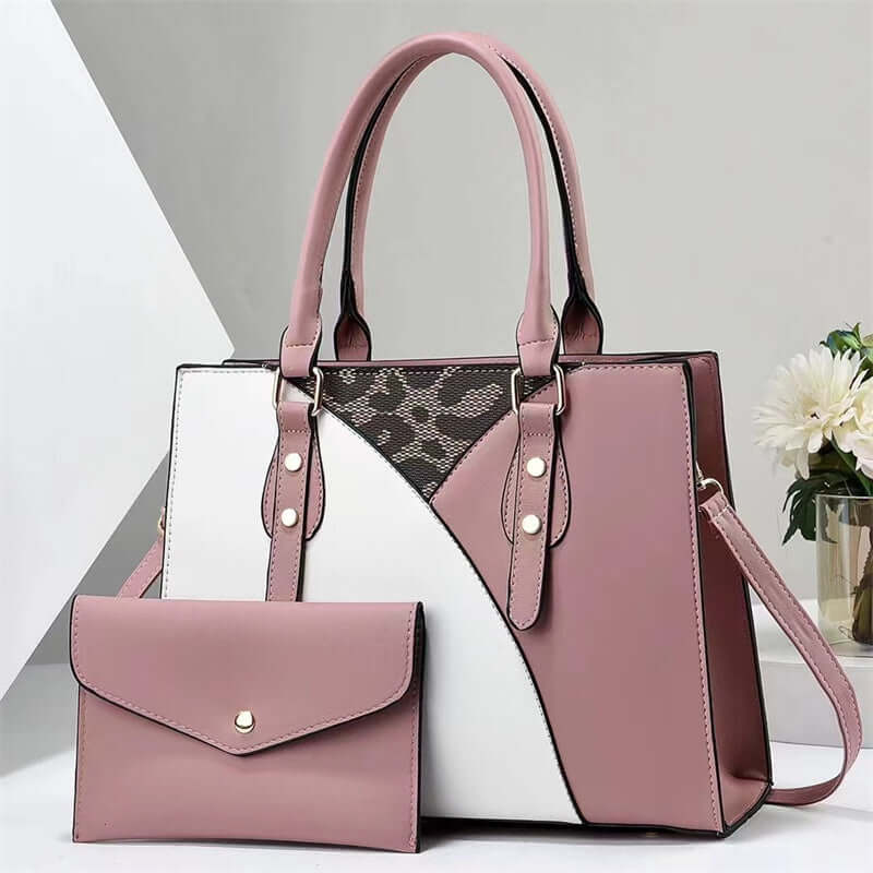 2-Piece Versatile Fashion Handbag Set - Tote & Matching Clutch Two Piece Versatile Fashion Handbags | Ectron Online