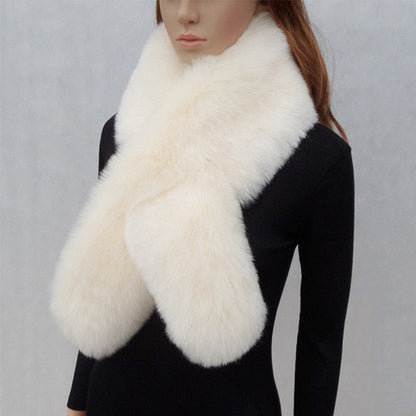 Faux Fur Rabbit Fox Collar Shawl Faux Fur Rabbit Fox Collar Shawl | Ectron Online