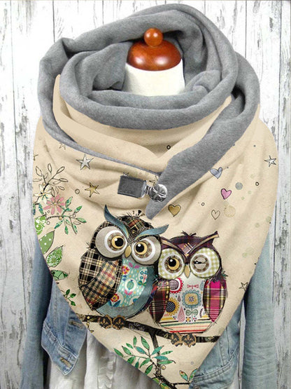 Women's Fashion Leisure Warm Clip Scarf