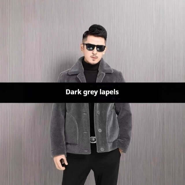 Men's Reversible Polo Collar Jacket Double-sided Wear Polo Collar Jacket Men | Ectron Online