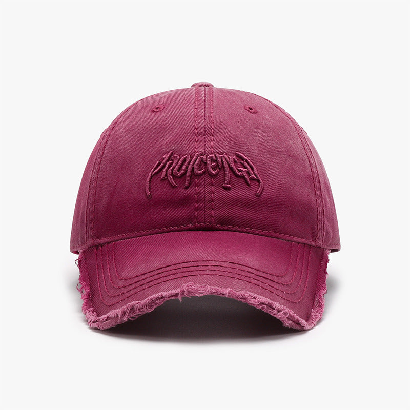 3D Embroidered Men’s Baseball Cap – Adjustable Cotton Dome Hat Letter Three-dimensional Embroidery Soft | Ectron Online