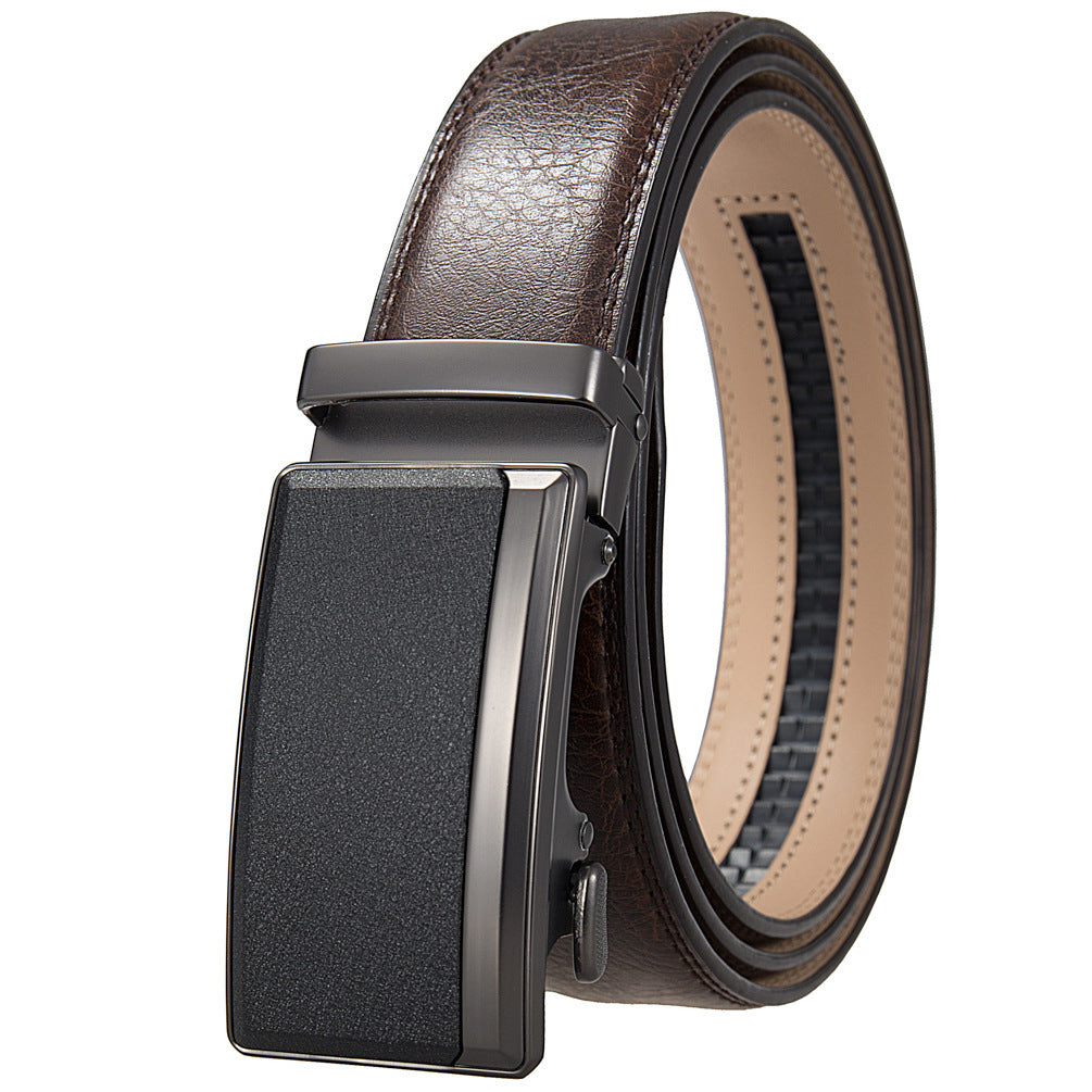 Men's Leather Belt - Business - Split Leather Men's Belts | Ectron Online