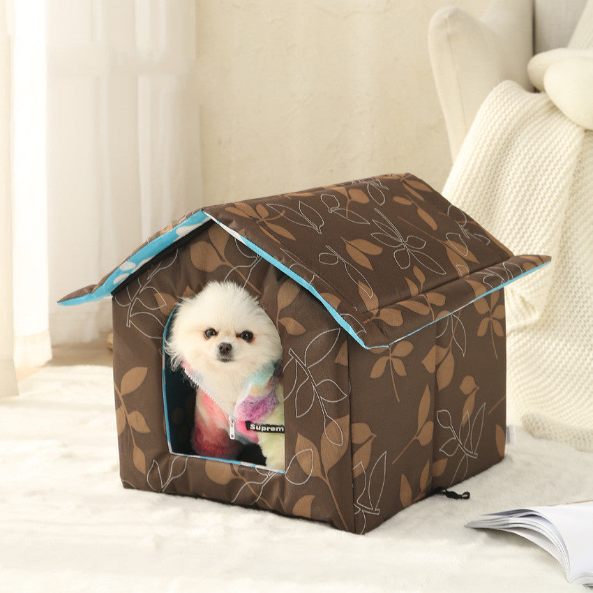 Waterproof Pet Dog and Cat Kennel Waterproof Pet Dog And Cat Kennel Warm F | Ectron Online