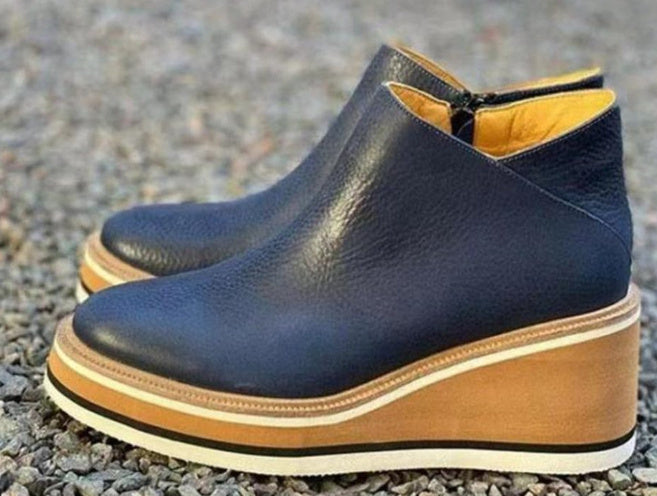 Ankle Boots Women Chunky Block Heel Shoes Ankle Boots Women Chunky Block Heel Shoe | Ectron Online