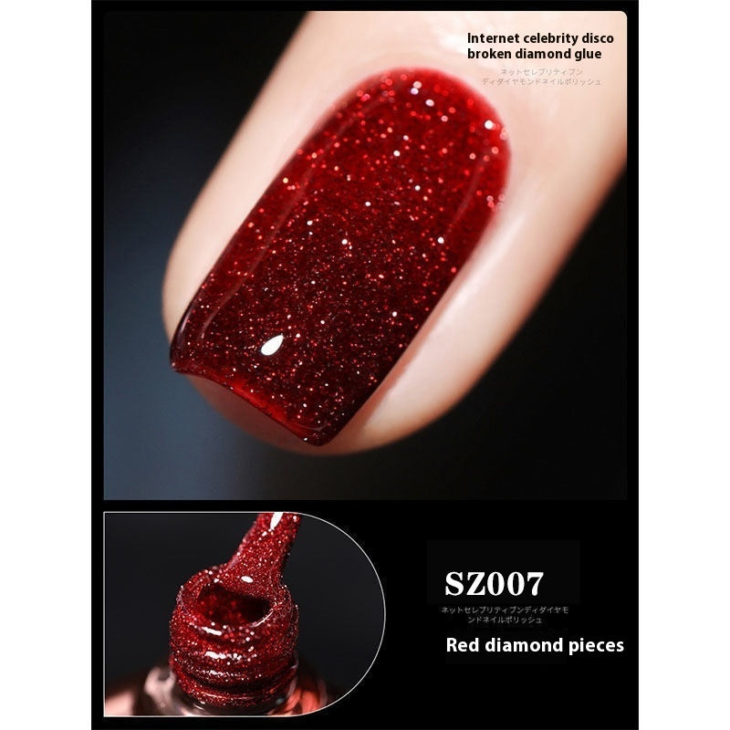 18-Color Disco Diamond Nail Gel – Glamorous Sparkle Nail Art Kits & Accessories | Ectron Online