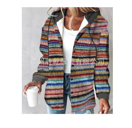 Women's Plaid Woolen Jacket with Large Checks Women's Large Checks Style Women's Woole | Ectron Online
