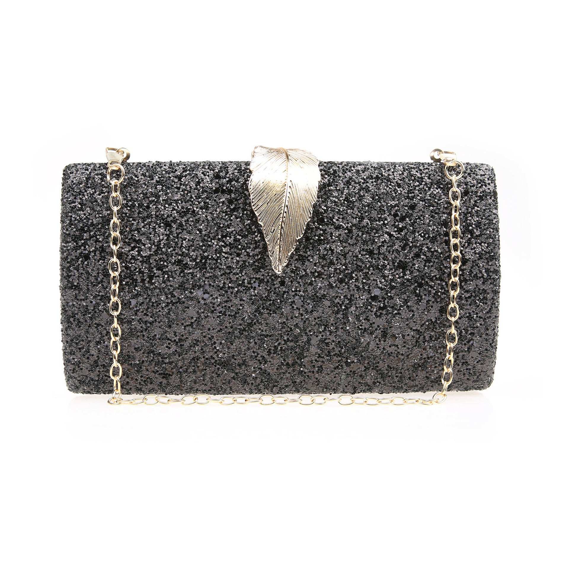 Sequined Dinner Bag Fashion Simple Clutch Long Small Square Bag Dress Bridal Bag Party Wedding